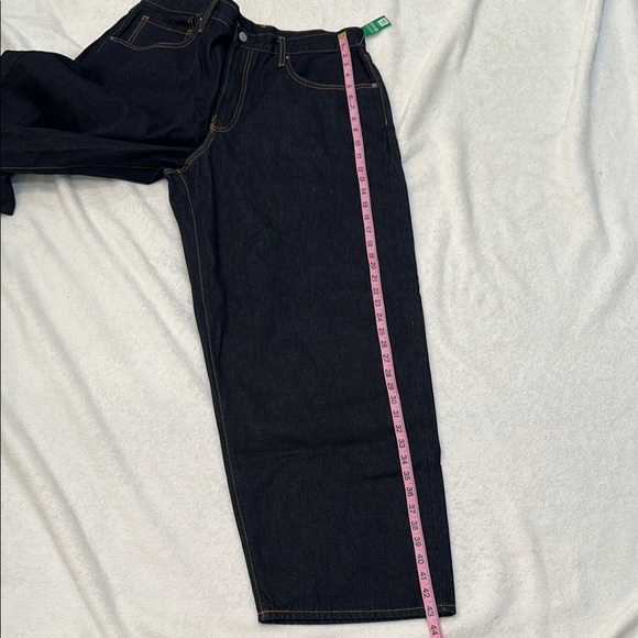 GAP Extra Baggy Utility Navy Straight Jeans Classic Comfort 36x32 Big and Tall - Picture 13 of 16